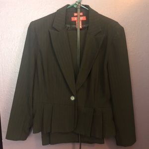 EUC Black Blazer, Belt & pants 16P